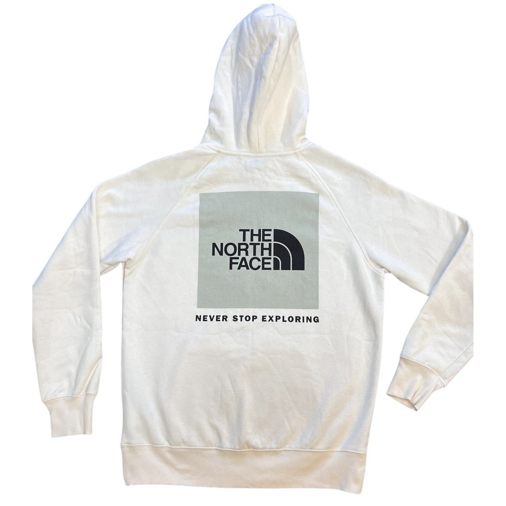 The North‎ Face Womens Printed Novelty Hoodie White Graphic Sz Small